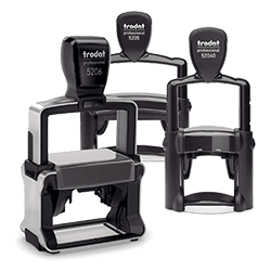 trodat professional heavy metal stamp product lineup